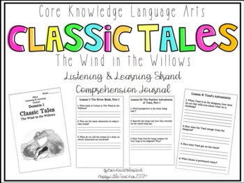 Preview of CKLA 3rd Grade Listening & Learning Comprehension Journal-Domain 1