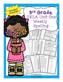 CKLA 3rd Grade, Unit 1 Skills Strand Spelling Unit