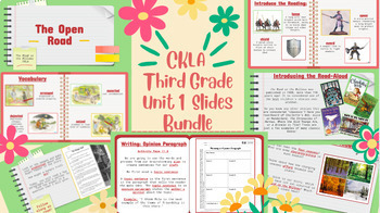 Preview of CKLA - 3rd Grade, Unit 1 Slides