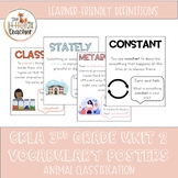CKLA 3rd Grade Unit 2 Vocabulary Posters