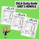 CKLA 3rd Grade Unit 5 Study Guide BUNDLE