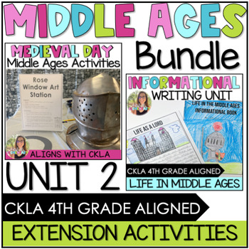 Preview of CKLA 4th Grade Middle Ages Bundle