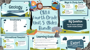 Preview of CKLA - 4th Grade, Unit 5 Slides