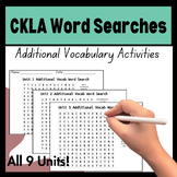 CKLA 5th Grade BUNDLE Vocabulary Word Searches (all 9 Units!)