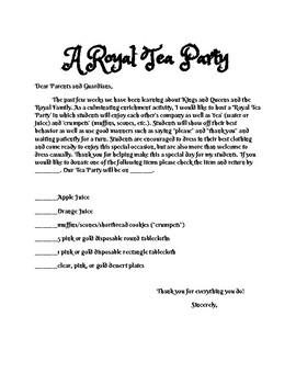 Preview of CKLA: A Royal Tea Party