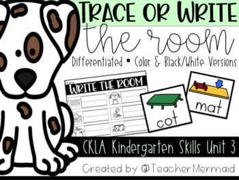 Preview of CKLA Amplify Skills Kindergarten Unit 3 Write the Room
