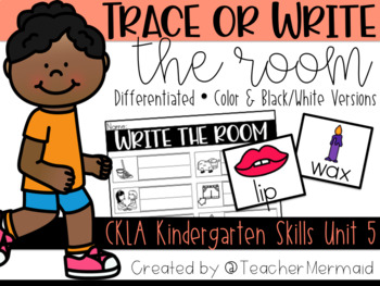 Preview of CKLA Amplify Skills Kindergarten Unit 5 Write the Room