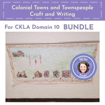 Preview of CKLA Colonial Towns and Townspeople Writing and Crafts BUNDLE