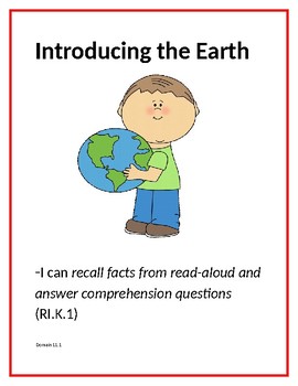 Preview of CKLA Domain 11 Learning Standards Taking Care of the Earth