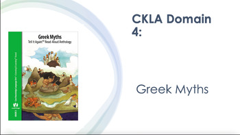 Preview of CKLA Domain 4: "Greek Myths" Supplemental Slideshow