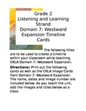 CKLA Domain 7: Westward Expansion Timeline Cards