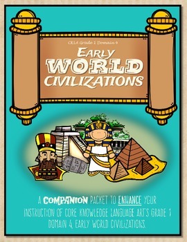 Preview of CKLA Early World Civilizations, Grade 1, Active Listening Journal