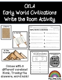 Early World Civilizations Write the Room Activity