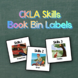 CKLA EngageNY Skills // Square Book Bin Labels (1st Grade)