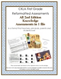 CKLA First Grade 2nd Edition  - ALL 11 Knowledge  Assessments