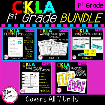 Preview of CKLA First Grade BUNDLE