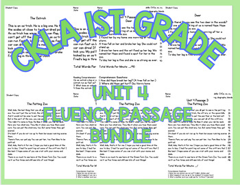 Preview of CKLA First Grade Fluency Passage: Unit 4 Bundle