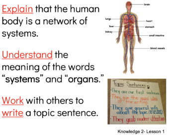 Preview of CKLA- First Grade- I Can Statements- Knowledge 2 (The Human Body)
