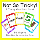 CKLA First Grade Tricky Sight Words Card Game