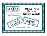 CKLA First Grade Tricky Words