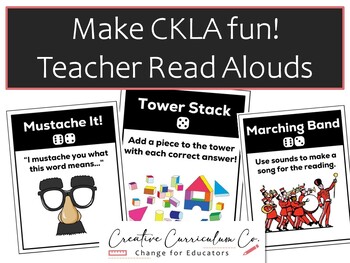 Preview of CKLA Fun Teacher Read Aloud Active Listening Strategy Grades K, 1, 2, 3