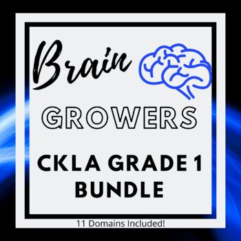 Preview of CKLA Grade 1 Brain Growers Bundle- All 11 Domains Included! (No-Prep!)