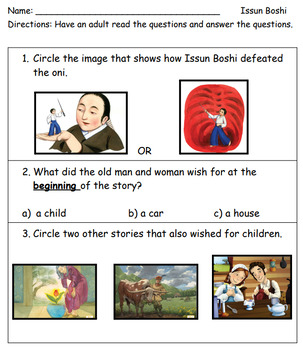 Preview of CKLA. Grade 1 Domain 3 Lesson 6: Issun Boshi: One Inch Boy