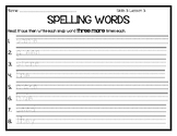 CKLA Grade 1 Spelling Words - Handwriting and Sentence Wri