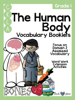 Preview of CKLA Grade 1 The Human Body Vocabulary Booklet