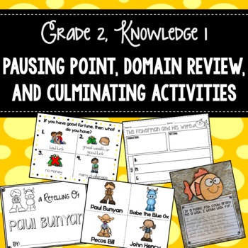 Preview of CKLA Grade 2, Knowledge 1 - Pausing Point, Domain Review, Culminating Activities