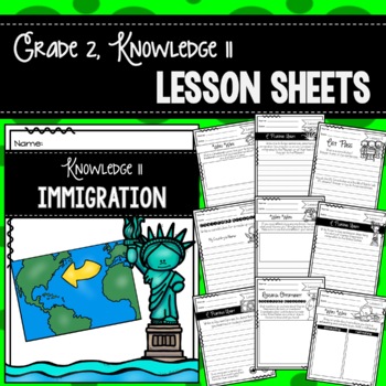 CKLA Grade 2, Knowledge 11 Lesson Sheets by The Every Day Difference