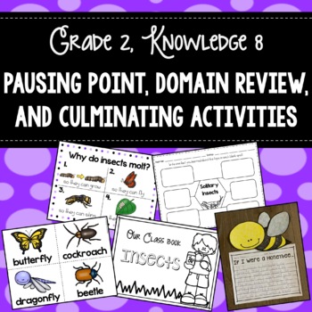 Preview of CKLA Grade 2, Knowledge 8 - Pausing Point, Domain Review, Culminating Activities
