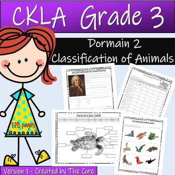 Preview of CKLA Grade 3 - DORMAIN 2 Read Aloud Classification of Animals (complete)