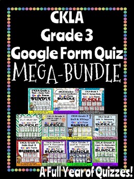 Preview of CKLA Grade 3 Google Form MEGA BUNDLE (1st edition)