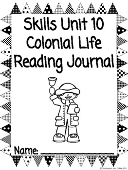 Preview of CKLA Grade 3 Unit 10 Colonial America Reading Journal (2nd edition)