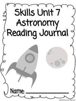 Preview of CKLA Grade 3 Unit 7 Astronomy Reading Journal (1st edition)