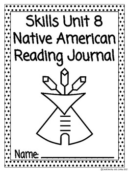 Preview of CKLA Grade 3 Unit 8 Native American Reading Journal (1st edition)