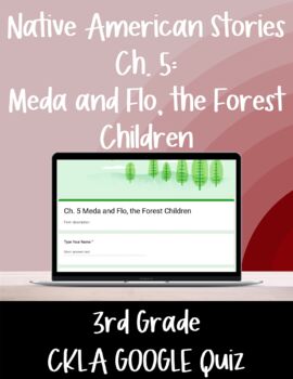 Preview of CKLA Grade 3 Unit 8: Native Americans Ch. 5 Google Form (2nd edition)