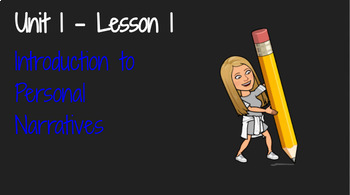 Preview of CKLA Grade 4 - 4th Grade - Unit 1 Lesson 1 - Personal Narratives 