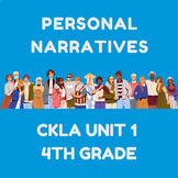 CKLA Grade 4 Unit 1 Personal Narrative MC Quizzes for each