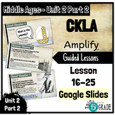 CKLA Grade 4, Unit 2 Part 2 Middle Ages Google Slides (Amplify)