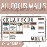 CKLA Grade 4 Units 1-8 Focus Wall {GROWING BUNDLE}