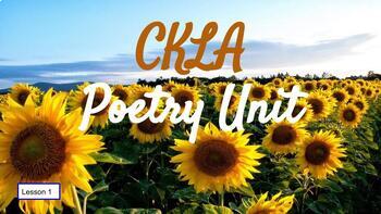 Preview of CKLA Grade 5 Unit 3 Poetry