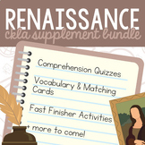 CKLA Grade 5 Unit 5 Renaissance: Quiz, Vocabulary Cards, &