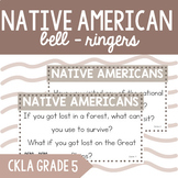 CKLA Grade 5 Unit 8 Native Americans: Bell-ringers & Daily