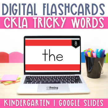 Preview of CKLA Kindergarten Grade Tricky Words: Digital Flashcards