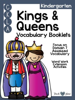 Preview of CKLA Kindergarten Kings and Queens Vocabulary Booklet
