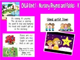 CKLA Kindergarten Knowledge Unit 1 Nursery Rhymes and Fables