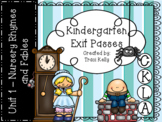 CKLA Kindergarten Knowledge Unit 1 Nursery Rhymes and Fabl