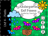 CKLA Kindergarten Knowledge Unit 4 Plants Exit Passes